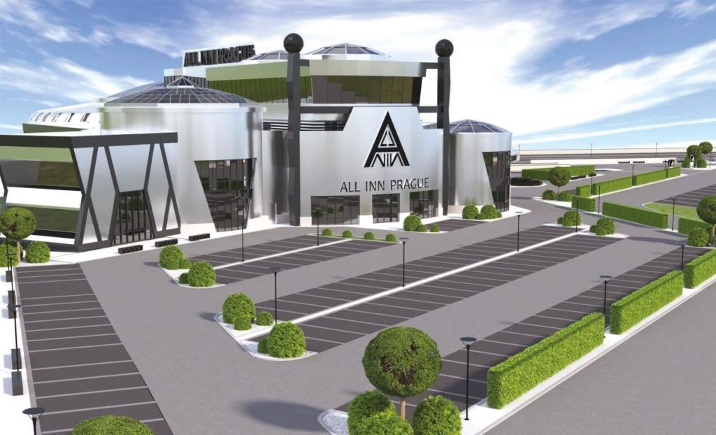 How the finished complex will look – Photo credit: All Inn Prague Casino & Hotel