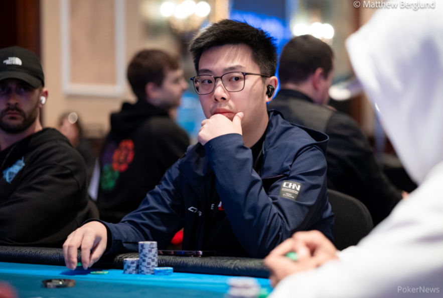 Weiran Pu – Photo by WSOP / Pokernews