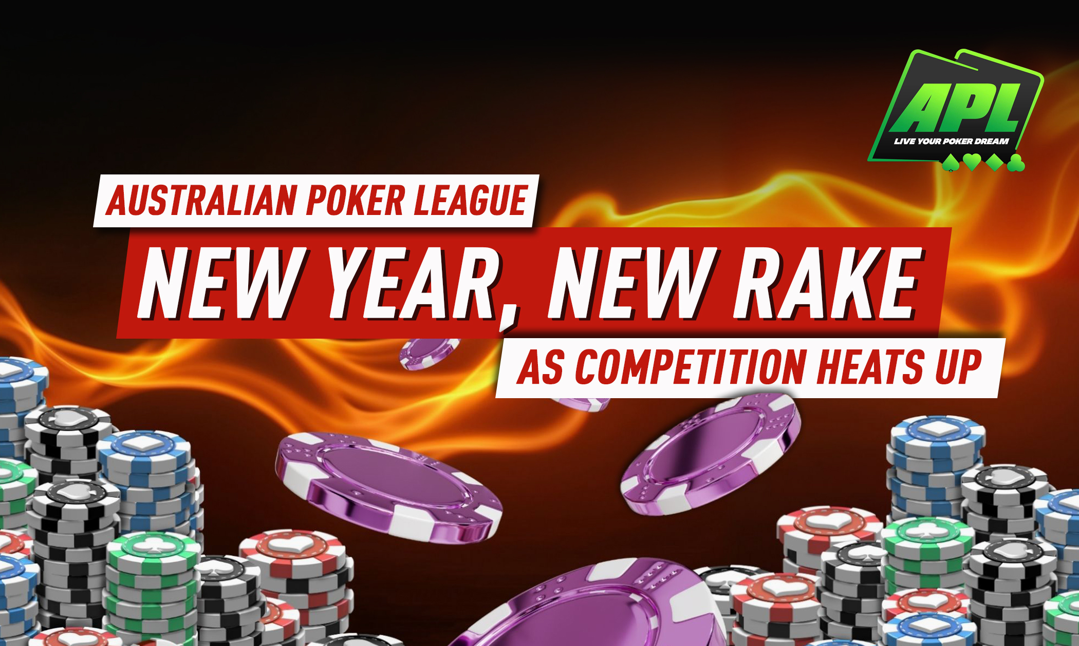 Australian Poker League announces rake increase