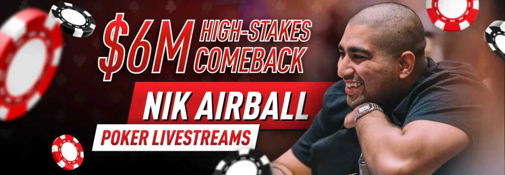 Nik Airball poker livestreams alone show $6M profit in the past 2,5 years