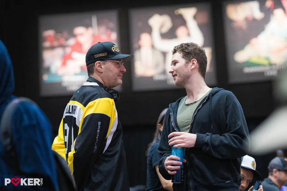 Hellmuth and his son, Phillip III | Credit: Poker.org