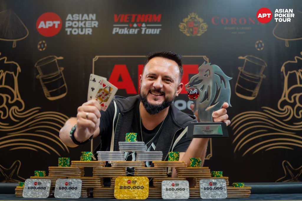 Siarhei Chudapal (photo courtesy of Asian Poker Tour)