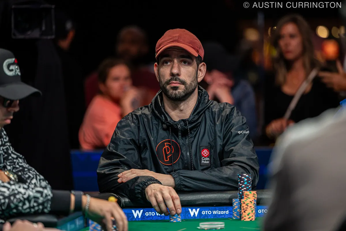 Luka Bojovic at 2025 WSOP Main Event - Photo by Pokernews