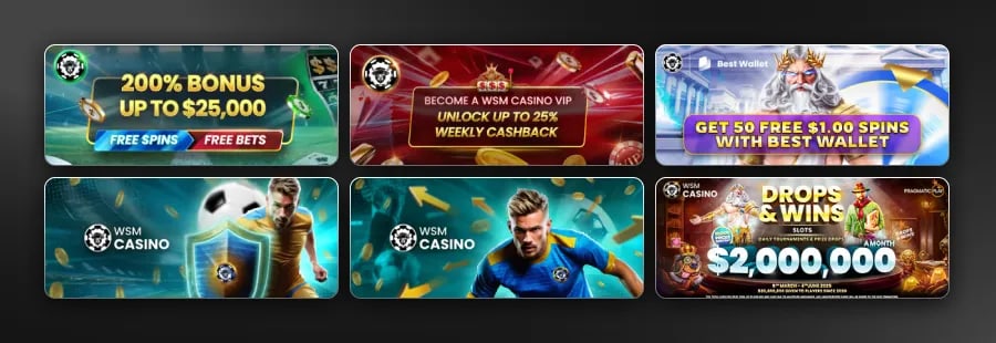 WSM Casino Ongoing Promotions