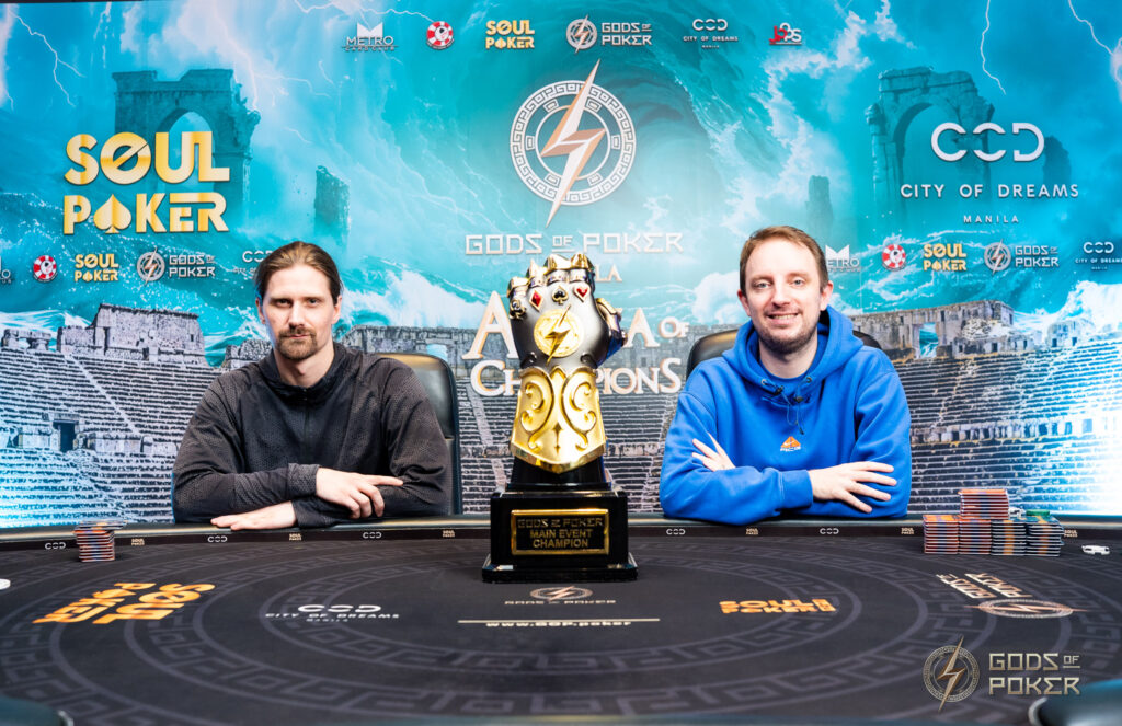 Dakota Anderson (left) and Joris Michl (right) went heads-up for the title