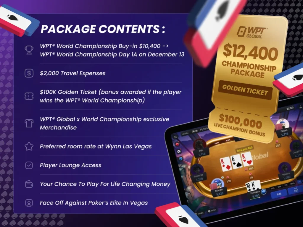 WPT World Championship Package Contents - WPT Global