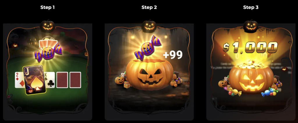 Look out for the Jack of Spades during the Natural8 Halloween Promotion!