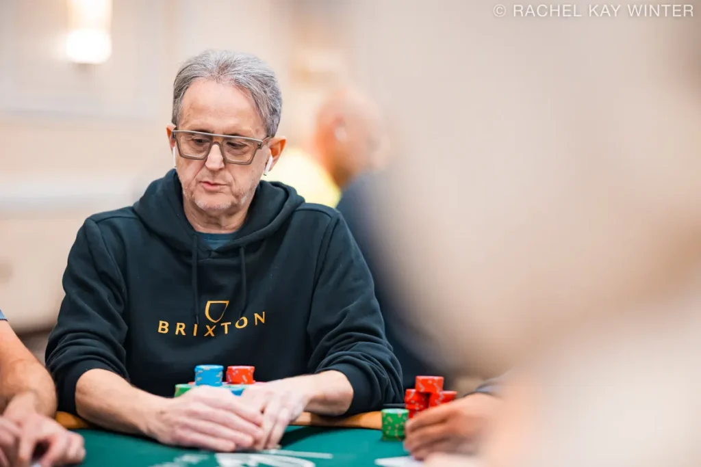 David Hirst (credit: PokerNews photographer Rachel Kay Winter)