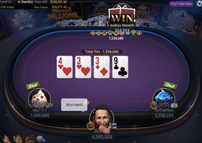 WSOP Side Event – $1,500 Deepstack