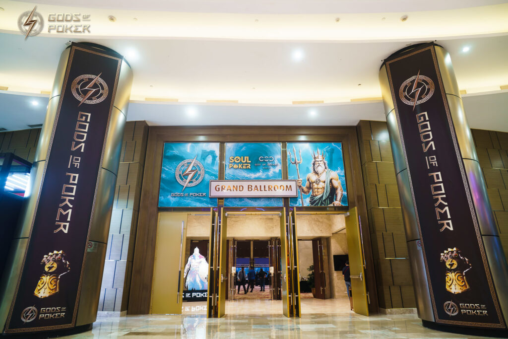 GOP Manila is being held at the Grand Ballroom inside City of Dreams Manila