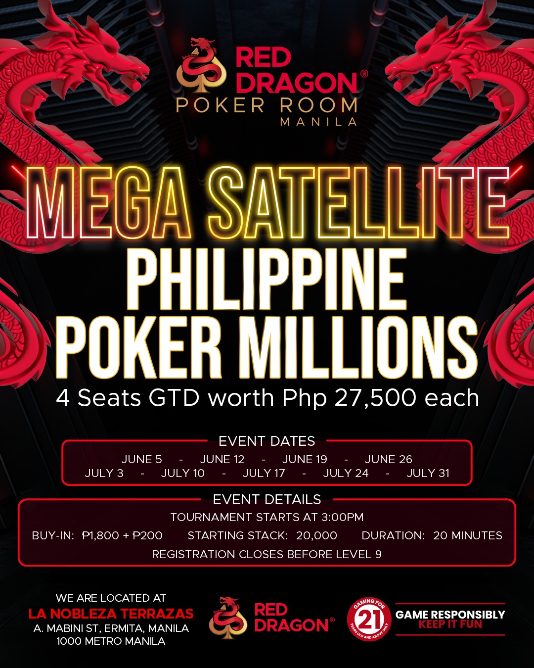 Philippine Poker Millions Launches This August