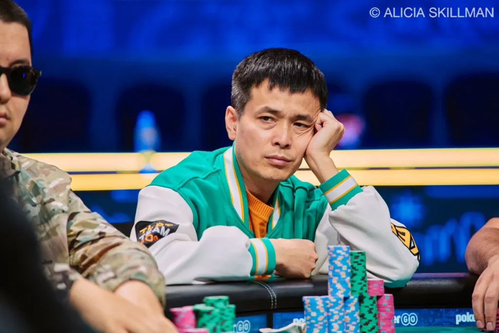 Quan Zhou at 2025 WSOP - Photo by Pokernews
