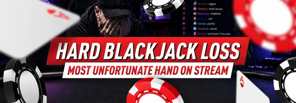 The Most Unfortunate Blackjack Loss Caught on Stream
