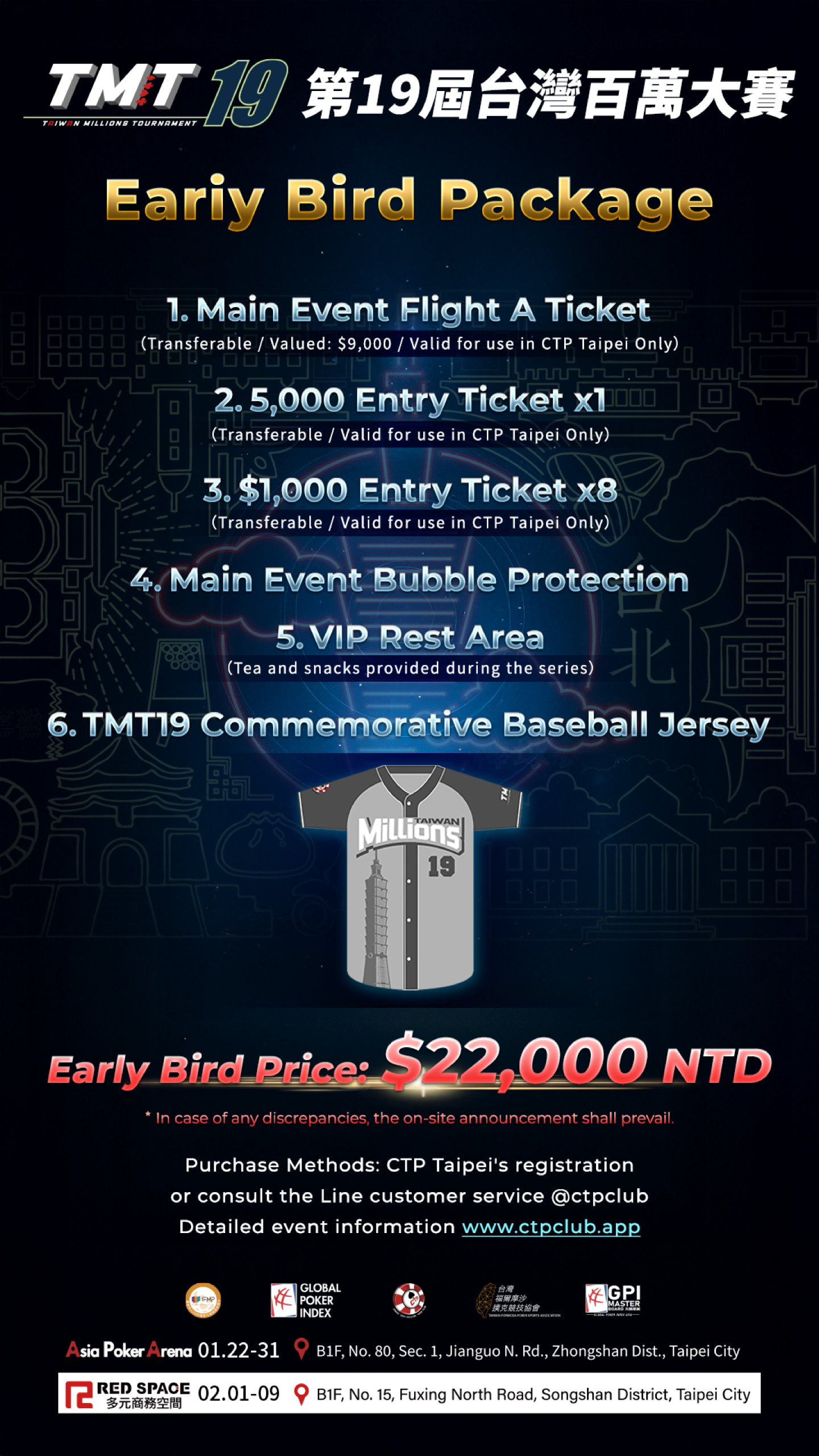 Taiwan Millions Tournament 19