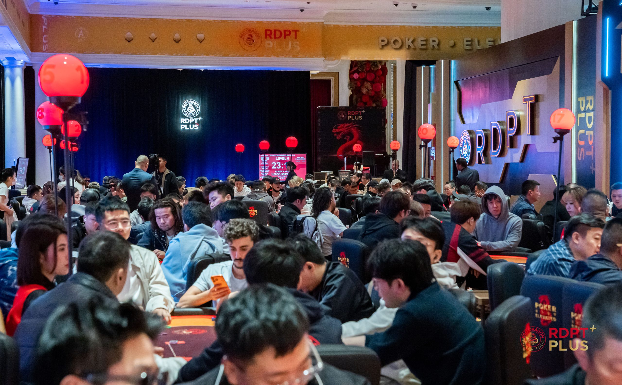 Red Dragon Plus Championship Day 1B Field (Credit: RDPT)