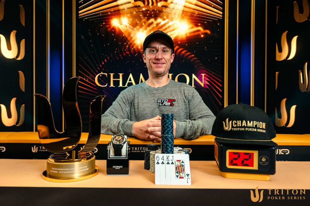 Champion Dan Dvoress — a fifth Triton title and his first Main Event.
