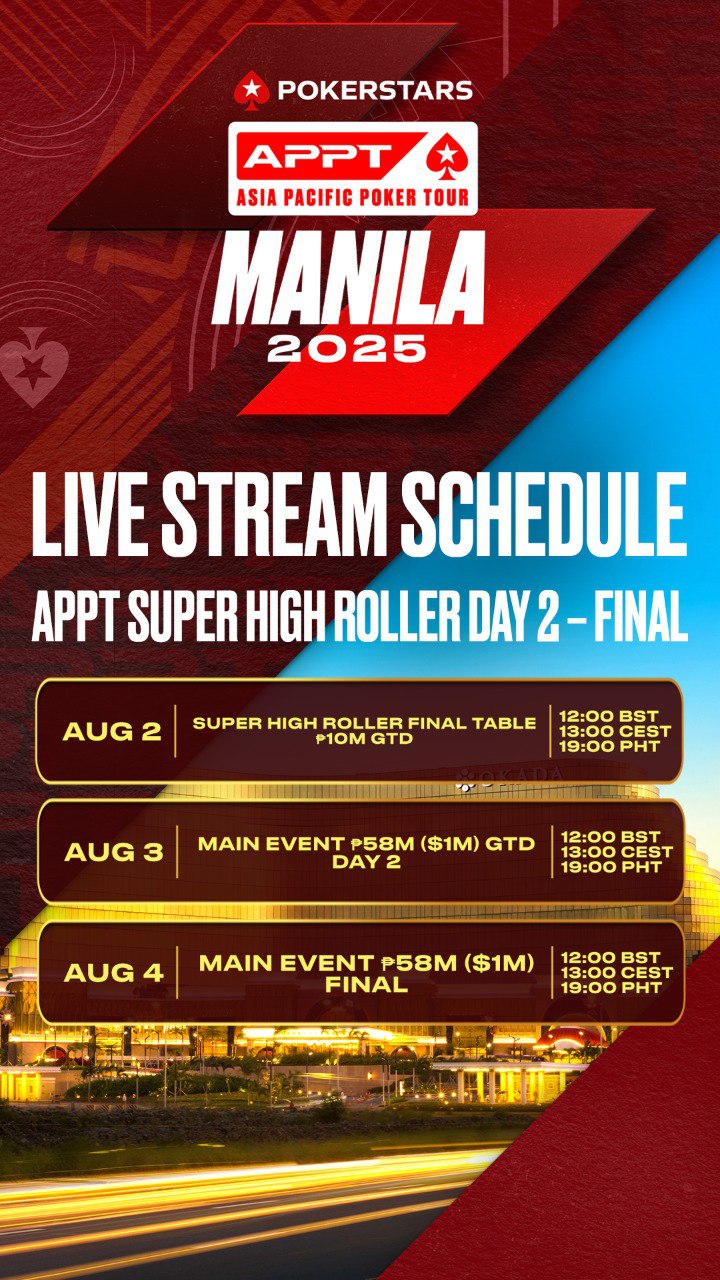 Live stream schedule