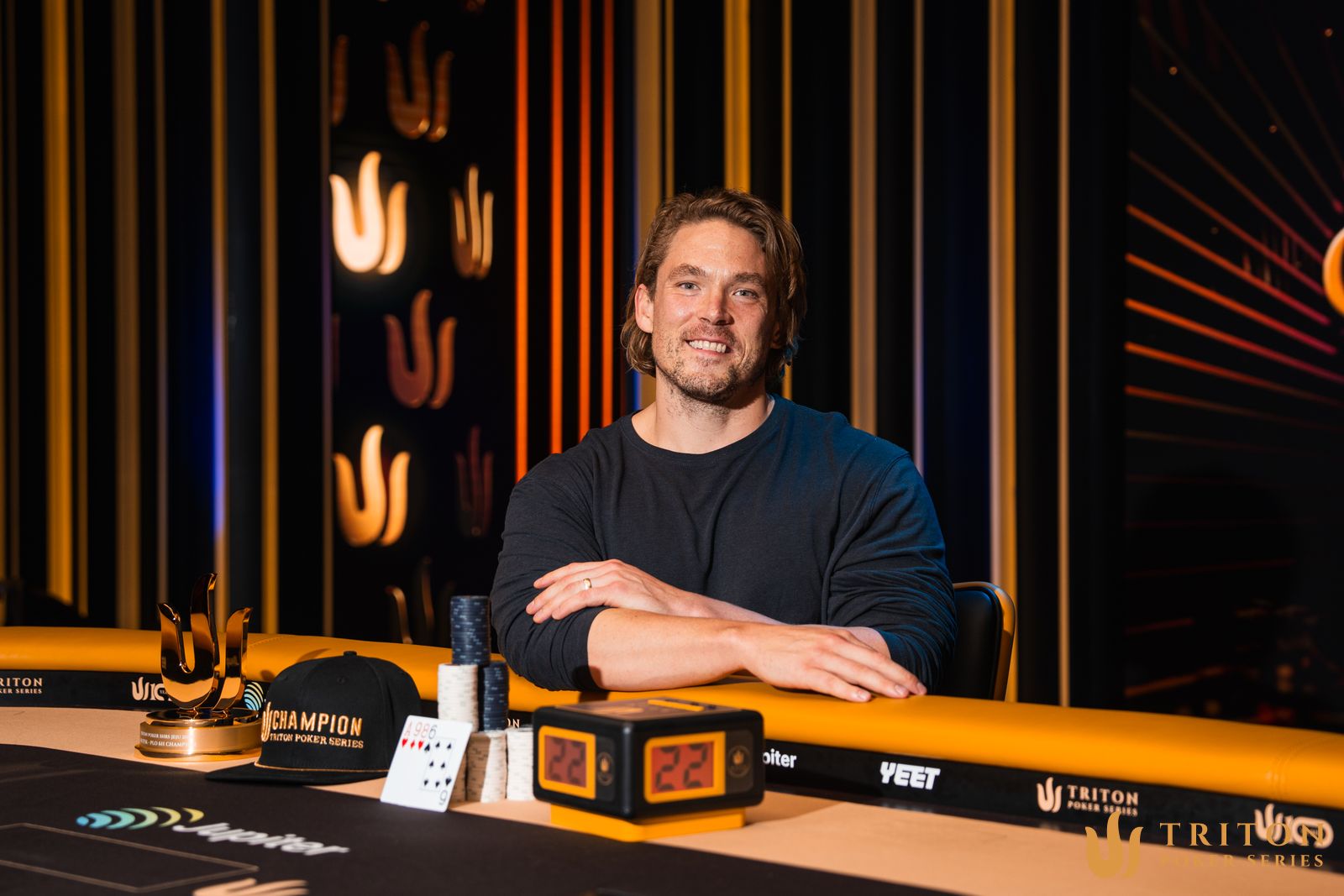 Alex Foxen captures his fourth Triton title in the $75K PLO 6-Handed event.