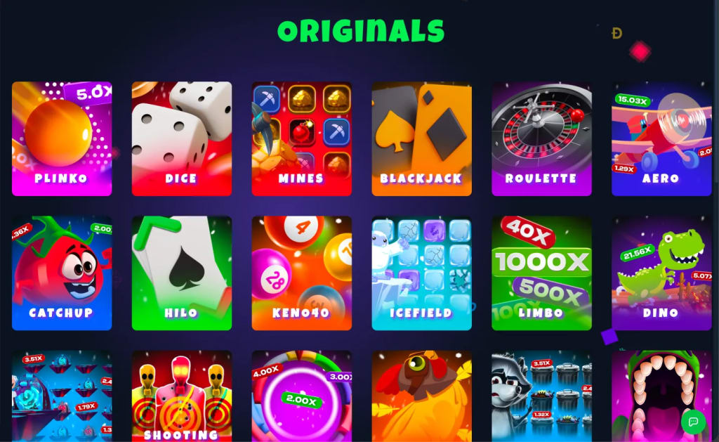 Jack Casino (jack.com) Originals Crash Games
