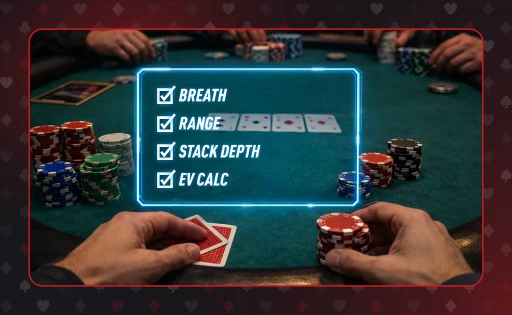 This bulletproof routine for poker decision making is effective and easy to memorize