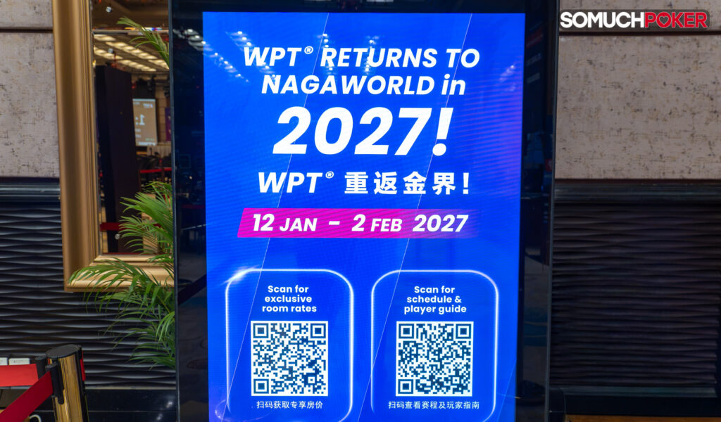 WPT Cambodia Championship - January 12 to February 2, 2027