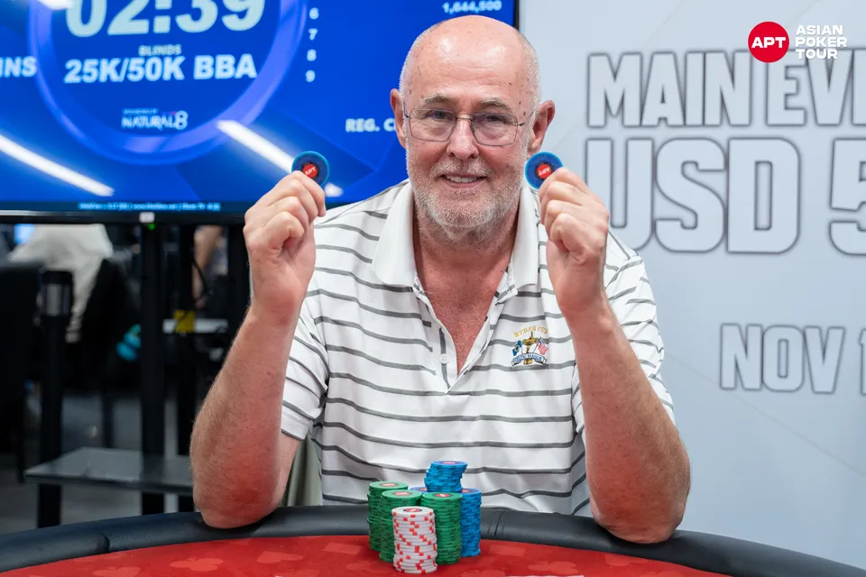 Day 3 Chip Leader Rob Hollink