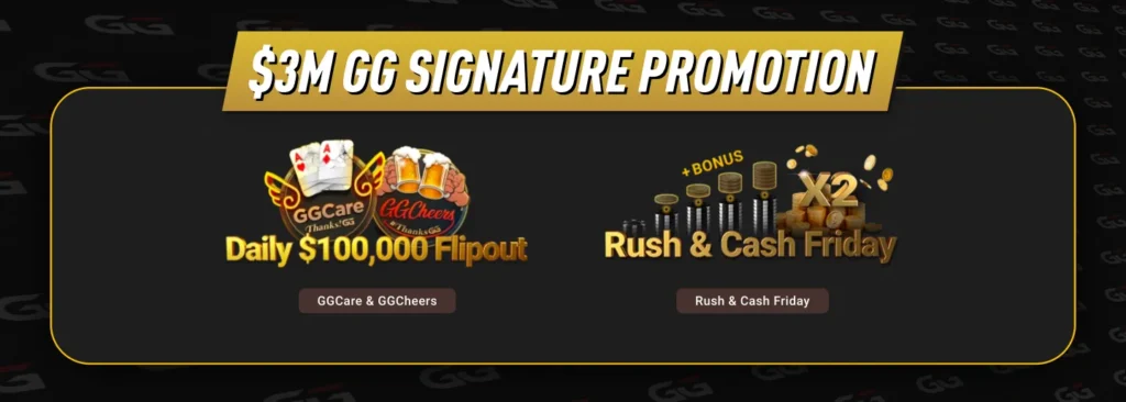 GGPoker $3M GG Signature Promotions