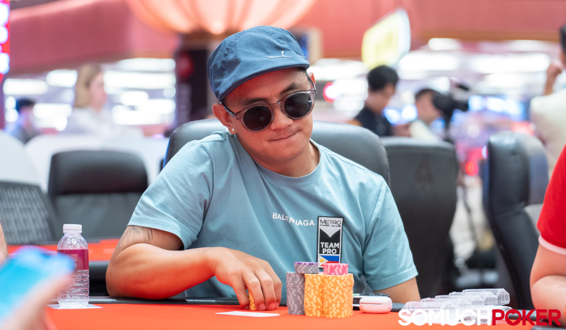 Lester Edoc at APPT Championship Day 1A