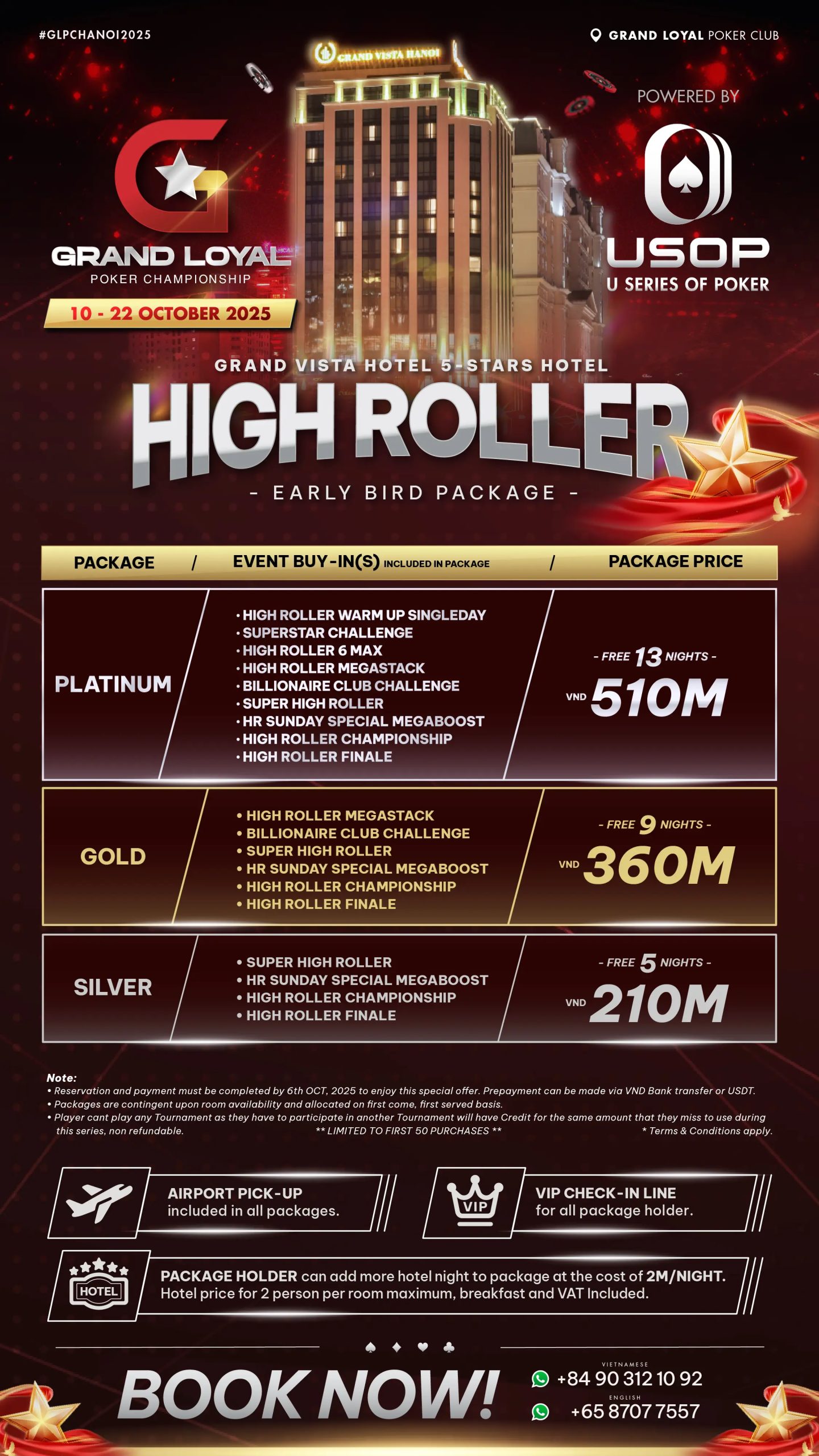 Grand Loyal Poker Championship USOP - HIGH ROLLER EBP - EN