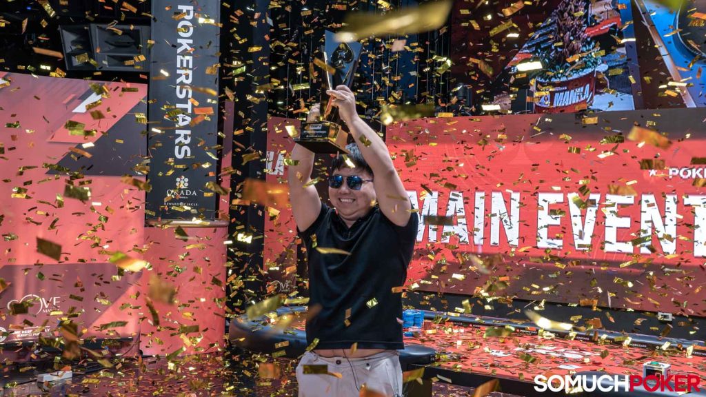 Justin Ong - APPT Manila Main Event champion