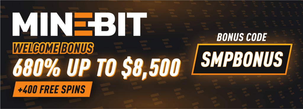 MineBit Promo Code | 680% Bonus Up to $8,500 + 400 Free Spins