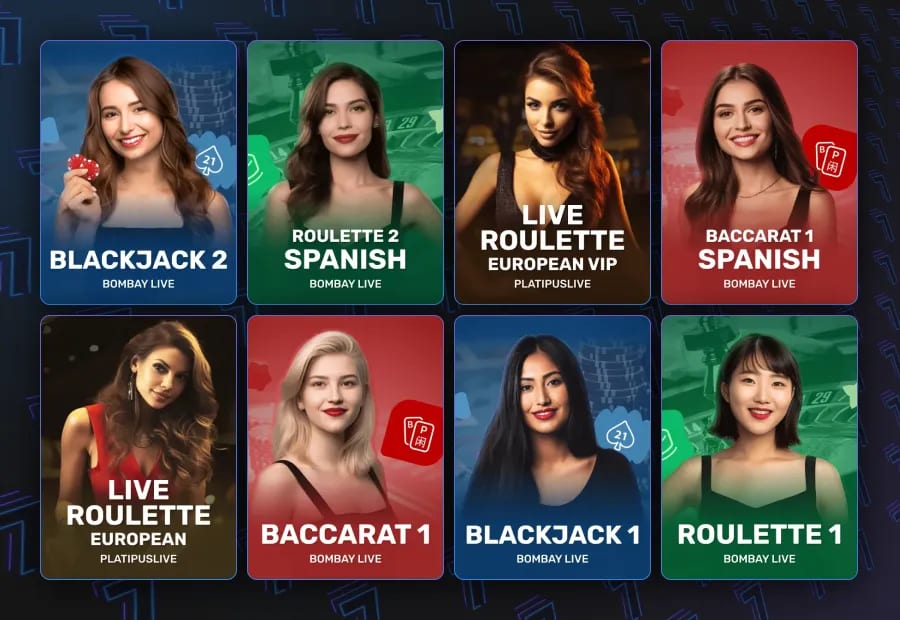 7Bit Casino Live Casino Tables
