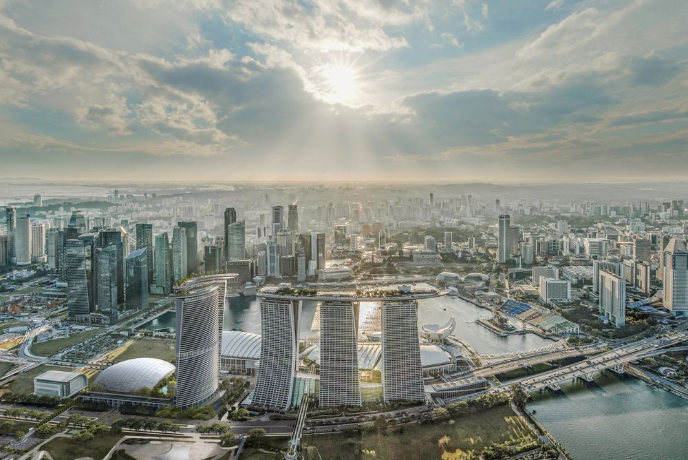 An artist’s impression of Marina Sands once the fourth tower is added