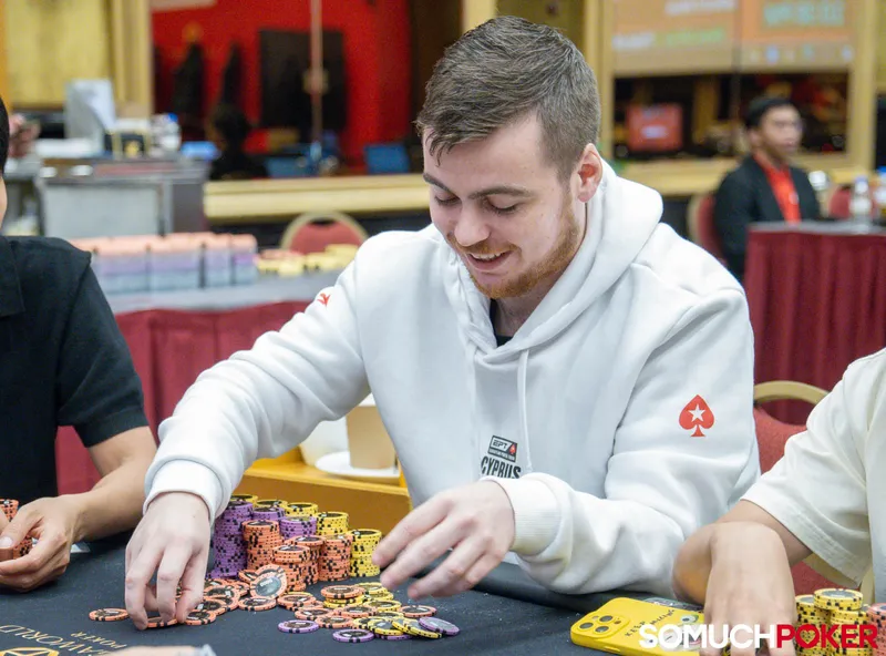 Sven McDermott leads APPT Cambodia Main Event Day 1A