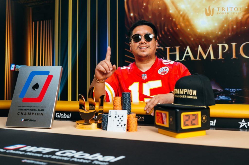 James Mendoza wins Triton - $25K WPT Global Slam - Photo by Triton