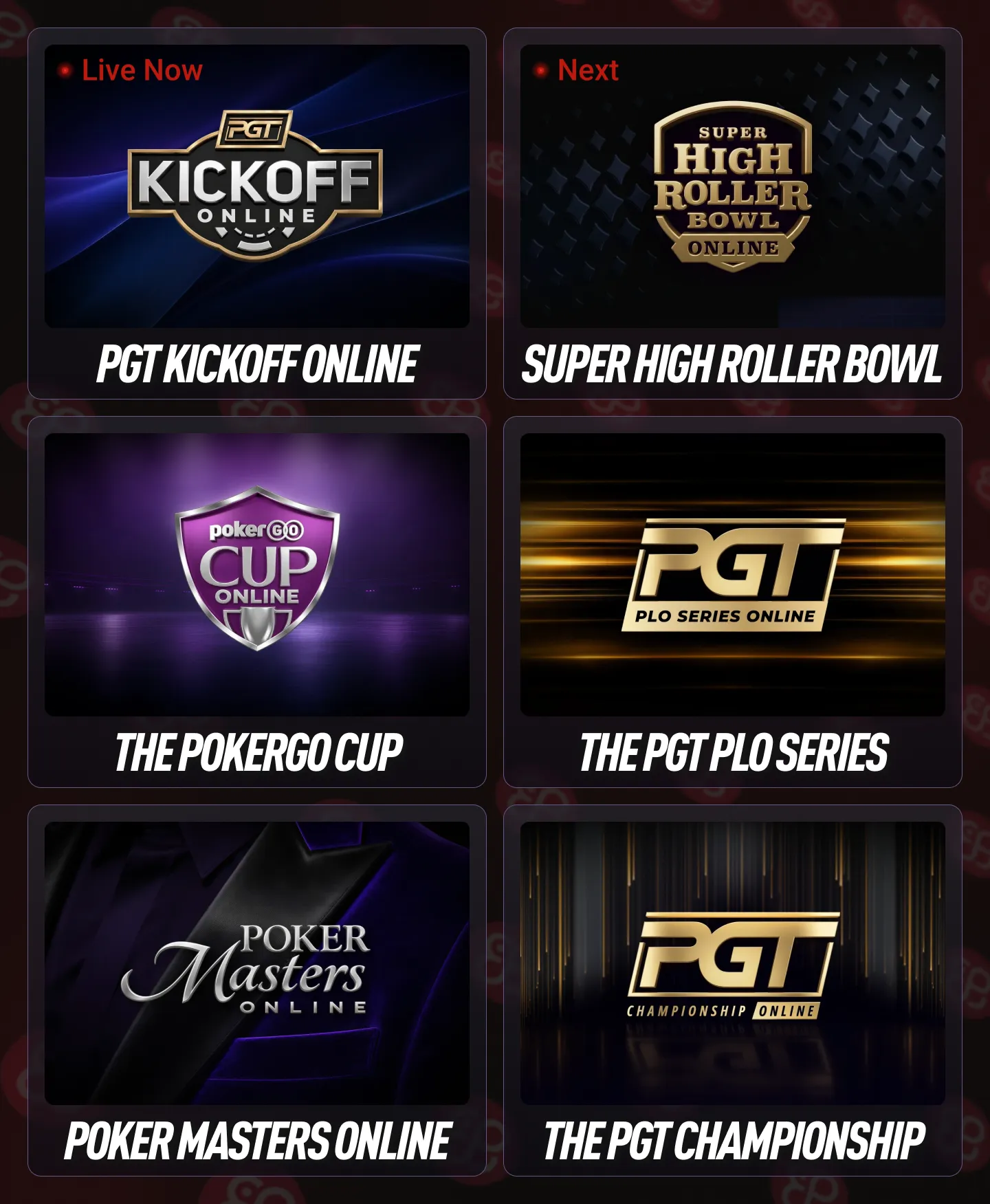 The Six PGT Online Series on CoinPoker