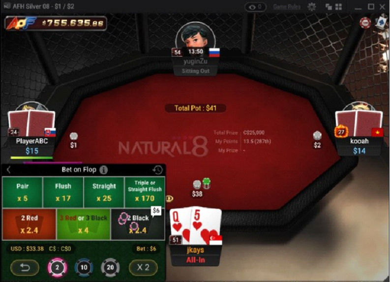 All-In Or Fold (AOF) Side Games