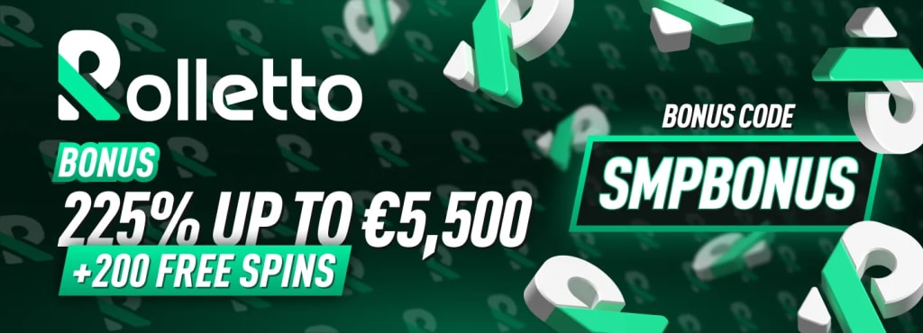 Best Rolletto Promo Code | Bonus 225% up to ā¬5,500 + 200 Free Spins
