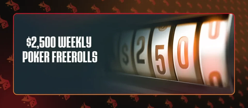 $2,500 Weekly Poker Freeroll - Ignition Casino Bonus Code