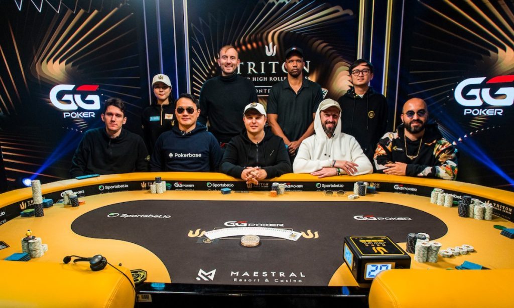 Triton Montenegro Main Event final table – Photo by Triton Poker