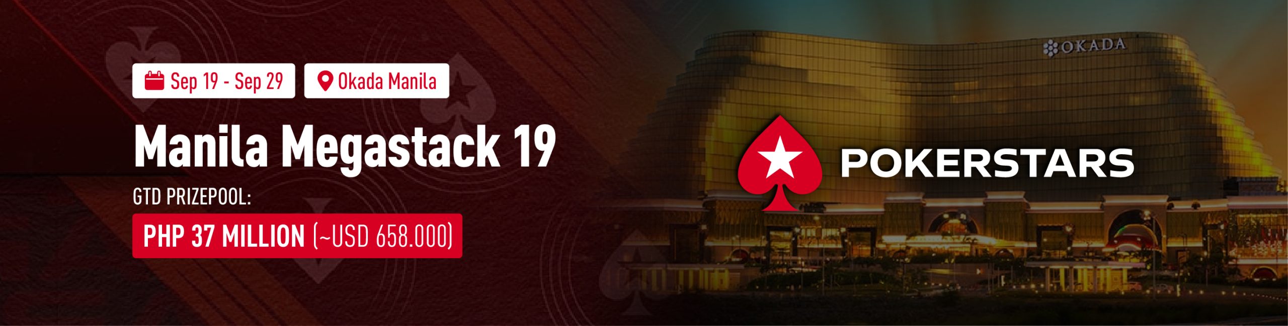 PokerStars LIVE’s Manila Megastack 19 opens its curtains in two weeks