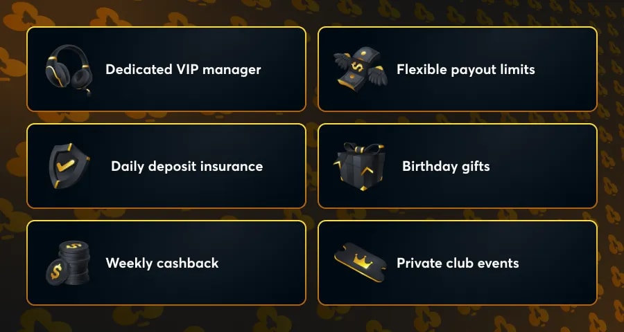 VIP Club Benefits