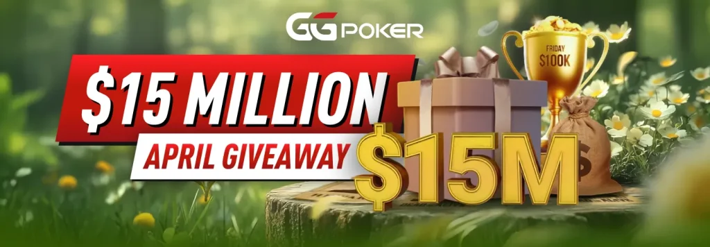 GGPoker $15M April Giveaway 2026