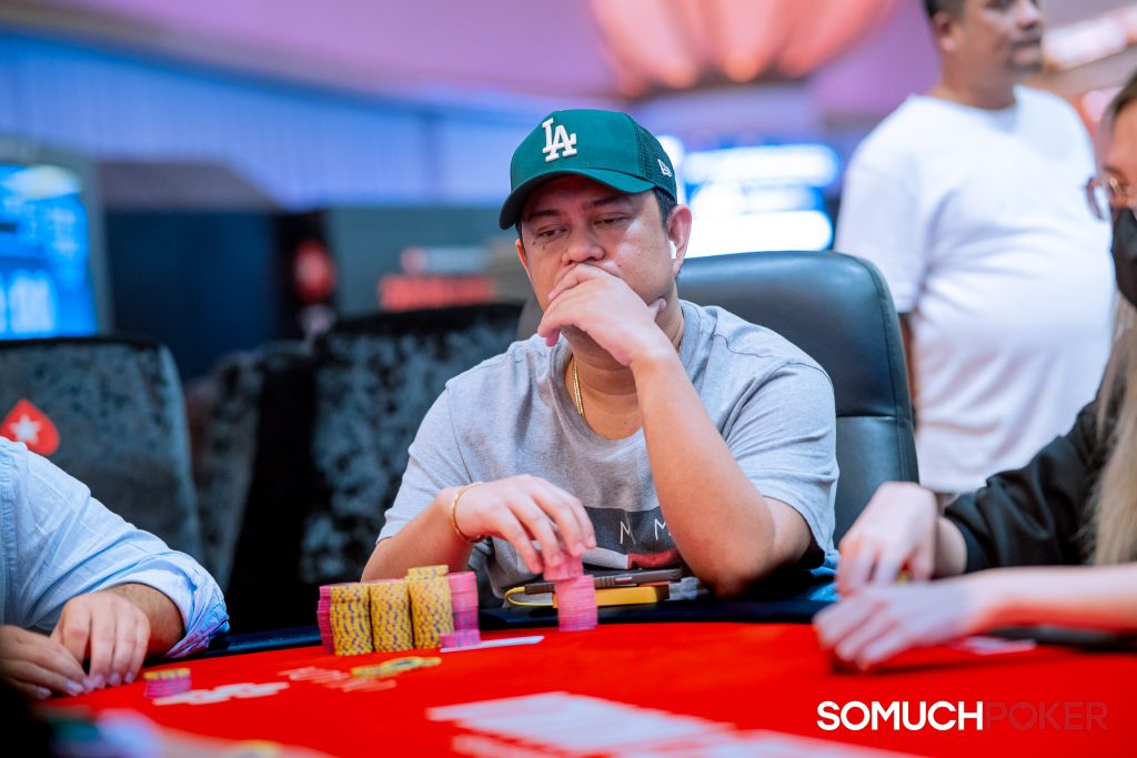 Day 1B Chip Leader Edgar Asehan