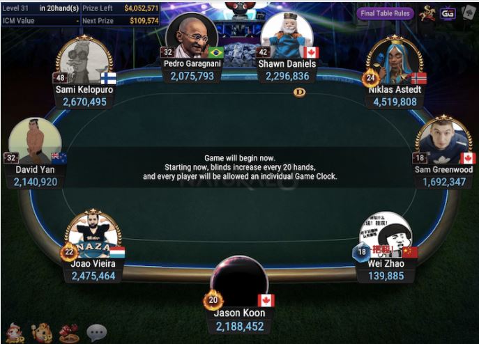 GGSF H-41: $25,500 Sunday Five Million final table