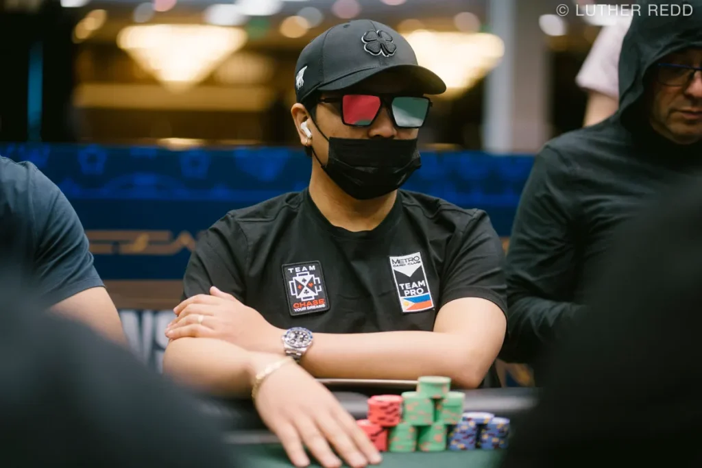 Vamerdino Magsakay at 2025 WSOP - Photo by Pokernews