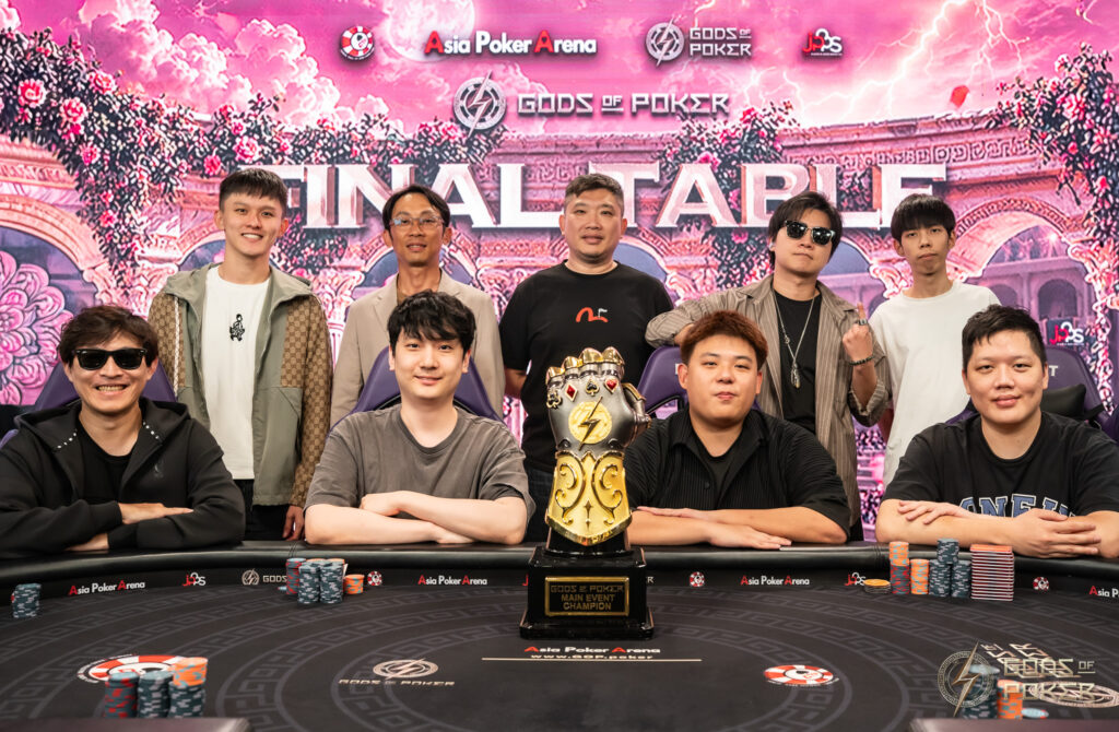 GOP Taipei Main Event Final Table