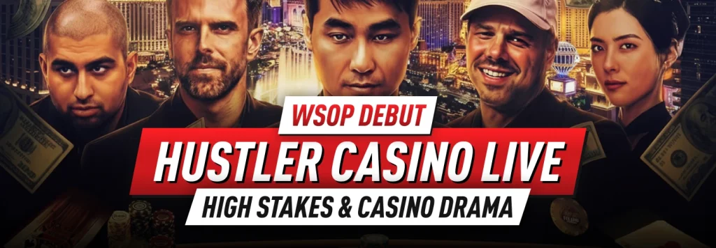 Hustler Casino Live WSOP Debut: High Stakes & Casino Drama in the 1st episode of 5