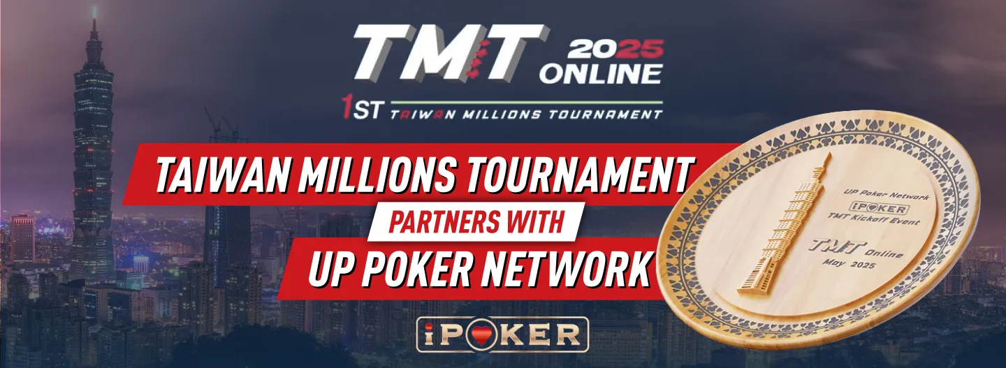 Taiwan Millions Tournament (TMT) Partners with iPoker