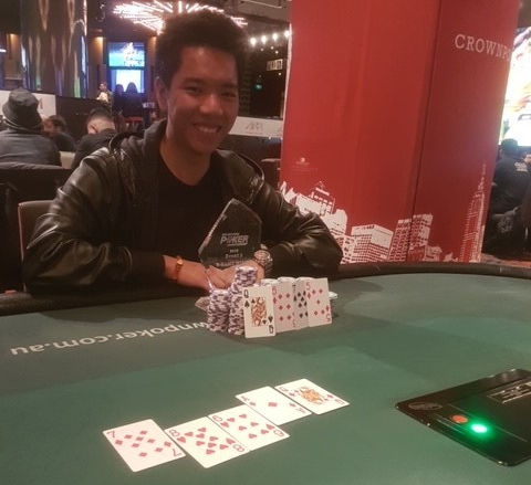 8-Game champion Aaron Li – Photo by Melbourne Poker Championship